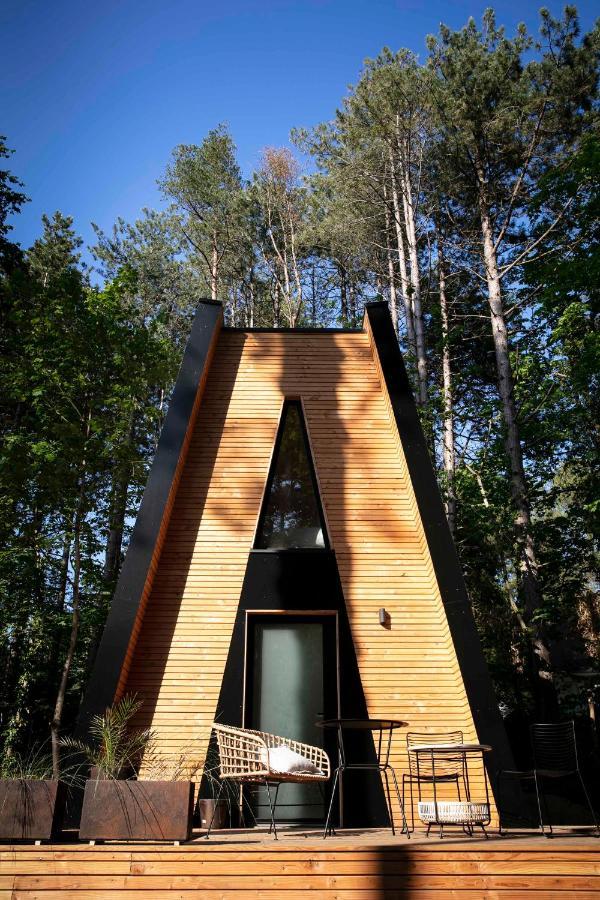 Bain De Foret - Lodges Cosy & Spa Neufchâtel-Hardelot Exteriör bild