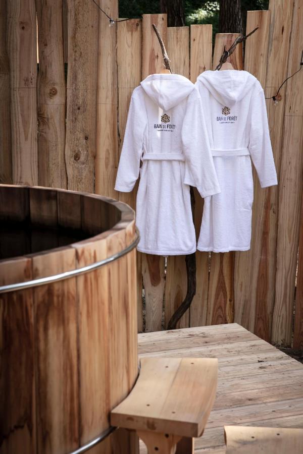 Bain De Foret - Lodges Cosy & Spa Neufchâtel-Hardelot Exteriör bild