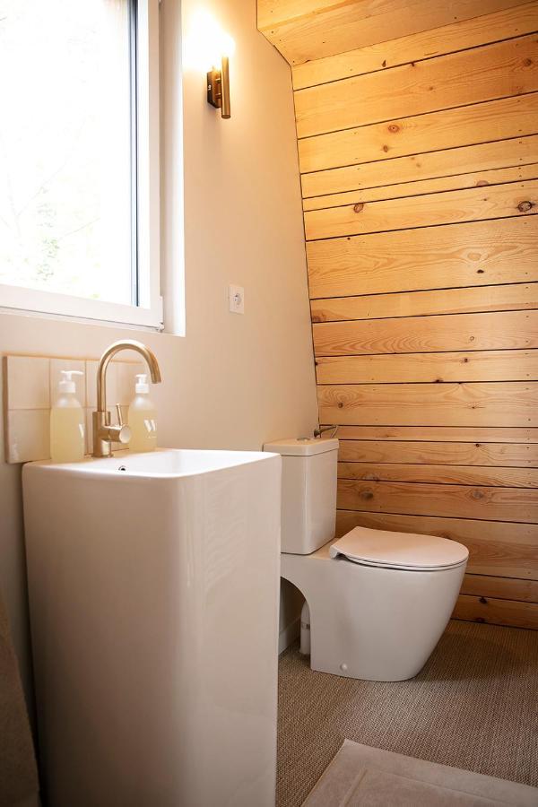 Bain De Foret - Lodges Cosy & Spa Neufchâtel-Hardelot Exteriör bild