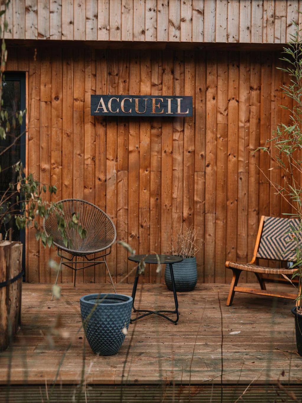 Bain De Foret - Lodges Cosy & Spa Neufchâtel-Hardelot Rum bild