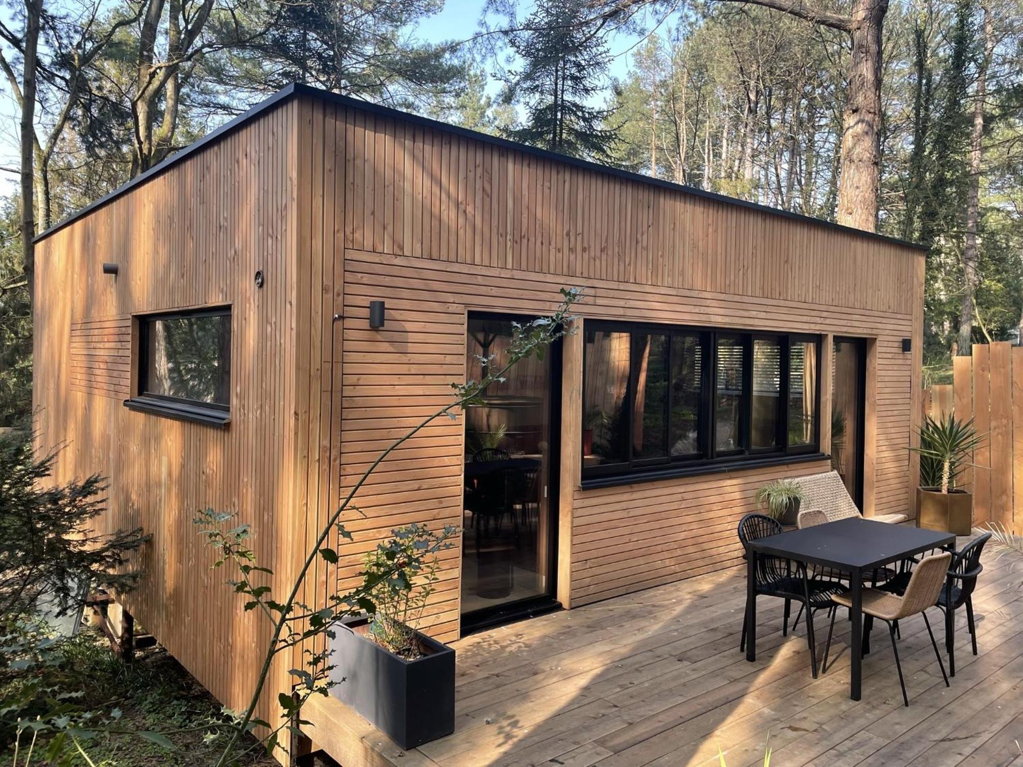 Bain De Foret - Lodges Cosy & Spa Neufchâtel-Hardelot Rum bild